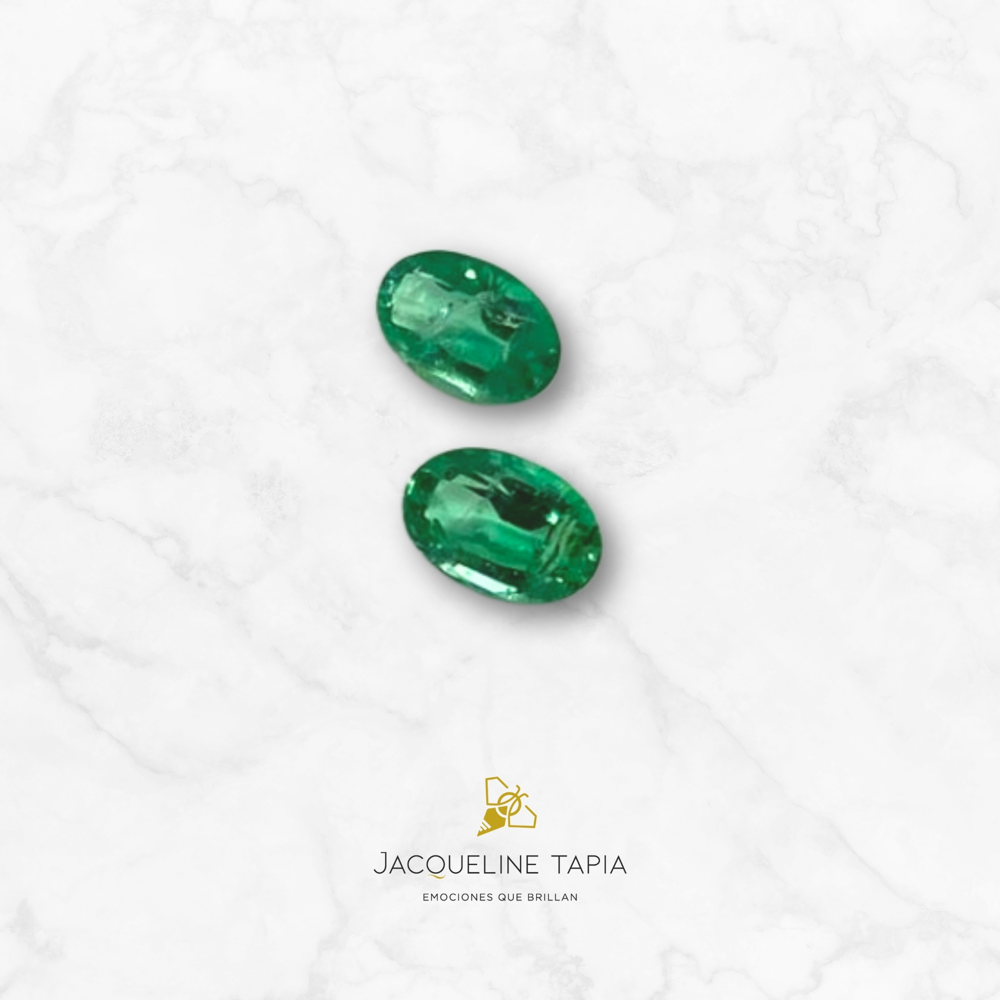 Esmeralda Par │ Piedra Preciosa